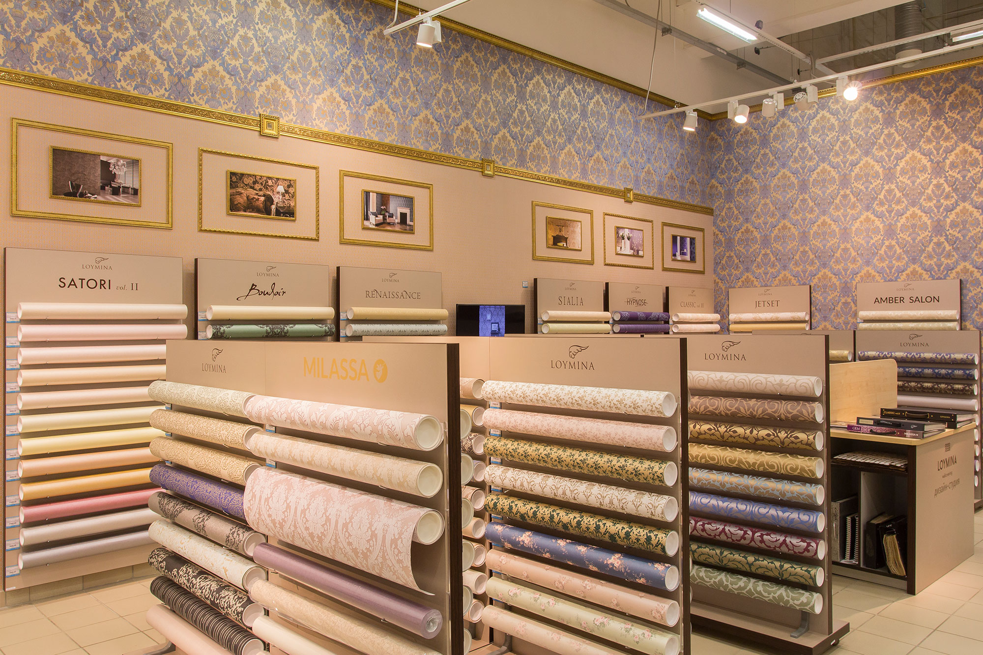 Отдел обоев Milassa в магазине Обойкин «Гранд Каньон»