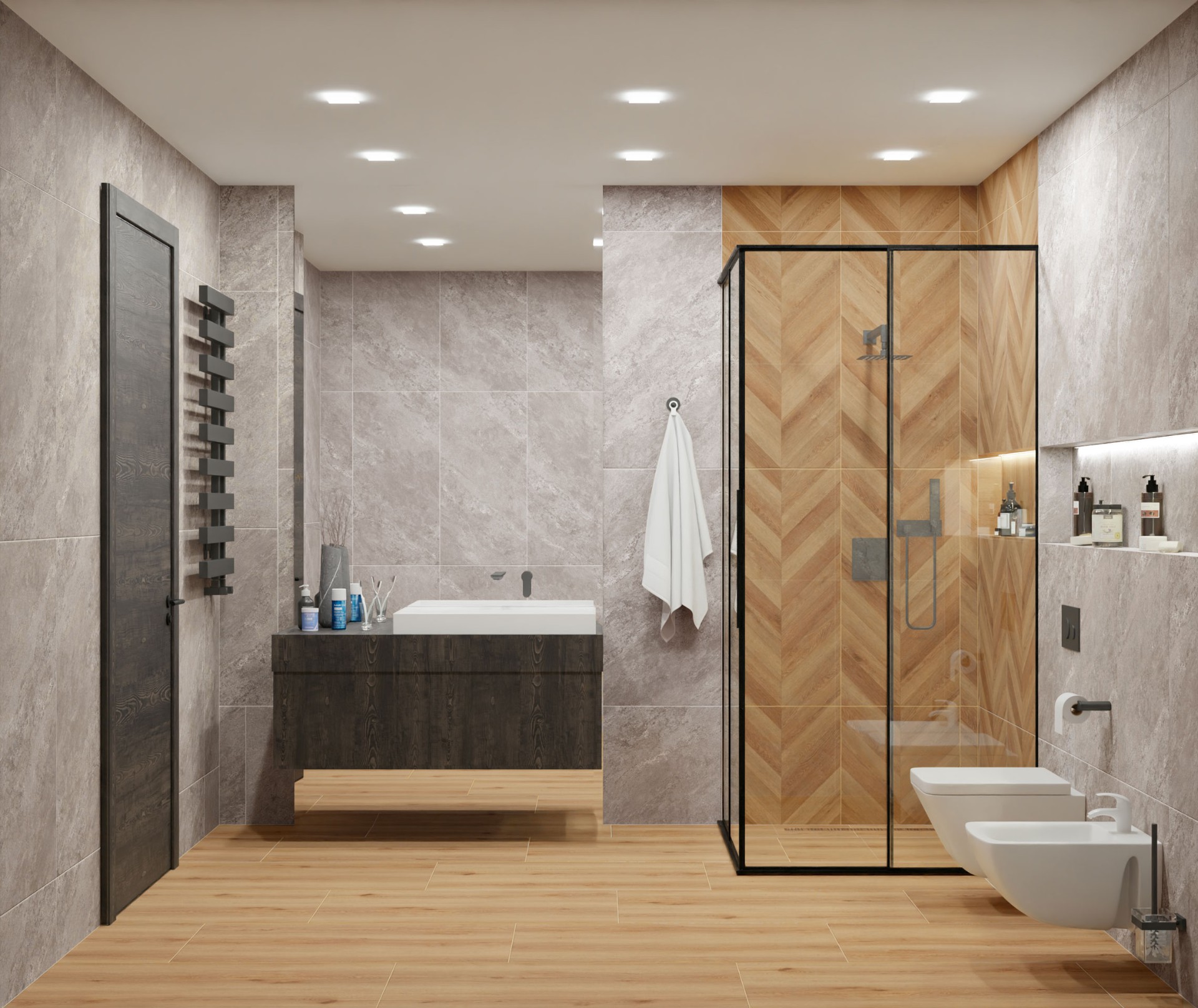 Керамогранит Global Tile арт Вуди, бежевый, 1000x500 фото 2