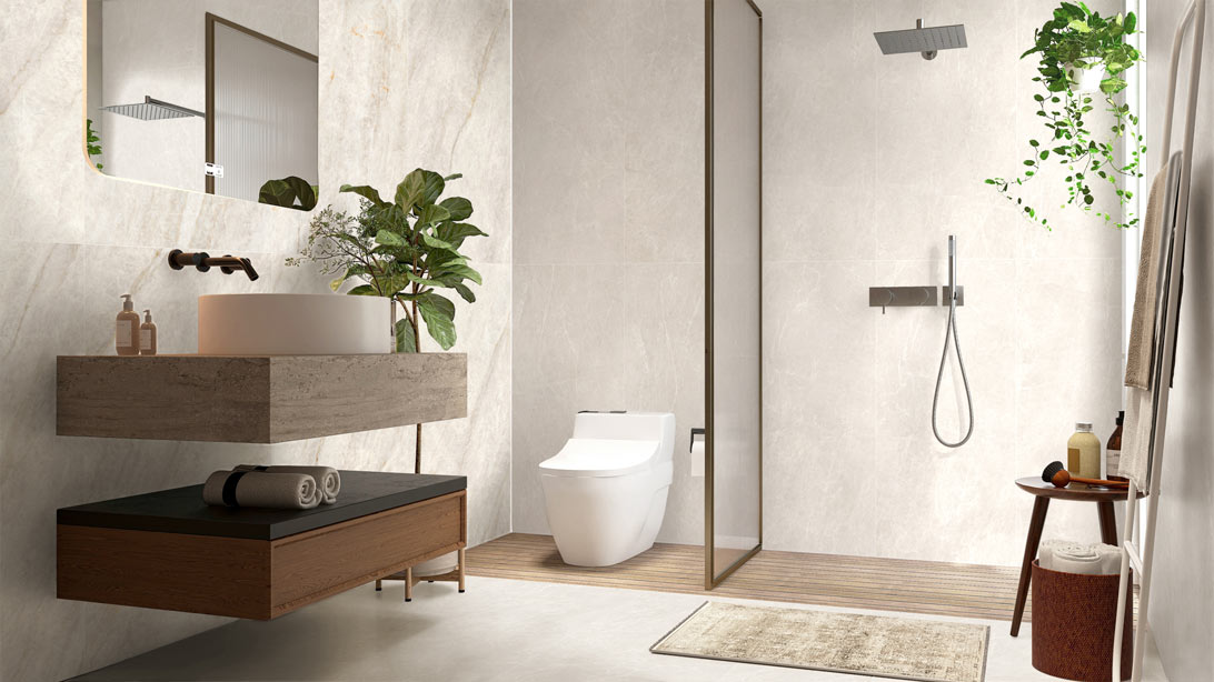 Керамогранит Global Tile арт Экспресс, бежевый, 1000x500 фото 2