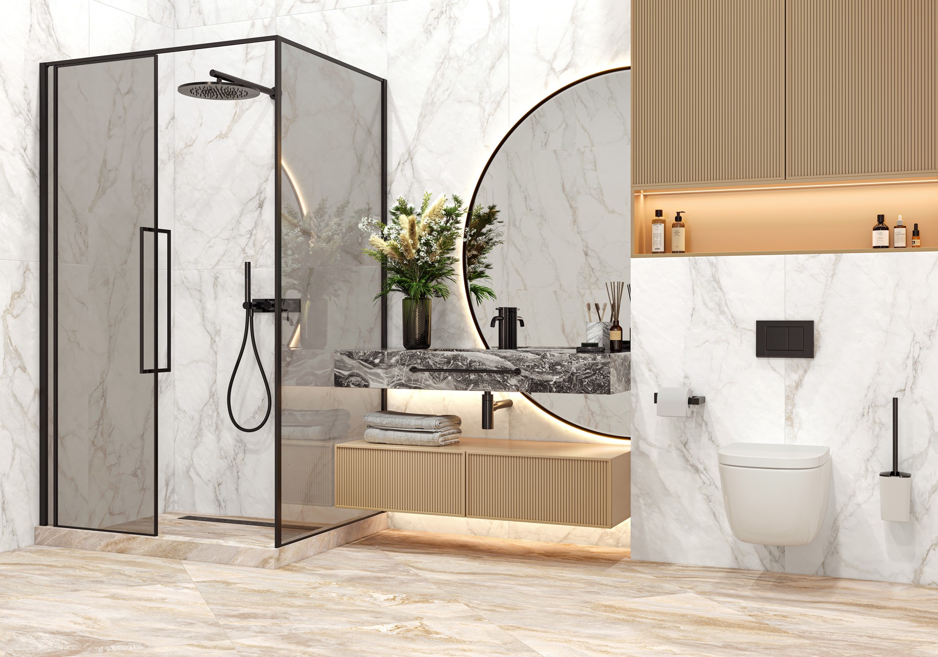Керамогранит LCM арт Калакатта Луна, белый, 1200х600 фото 2