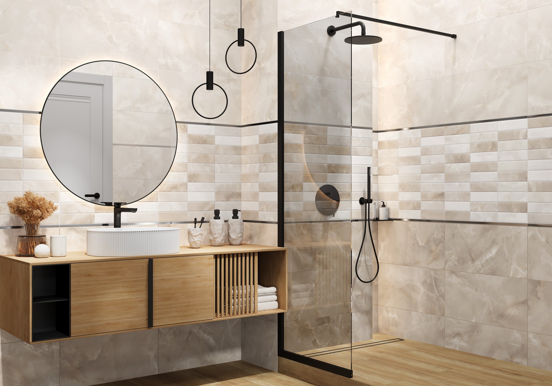 Керамогранит Alma Ceramica арт Азимут, светло-бежевый, 600х300 фото 5