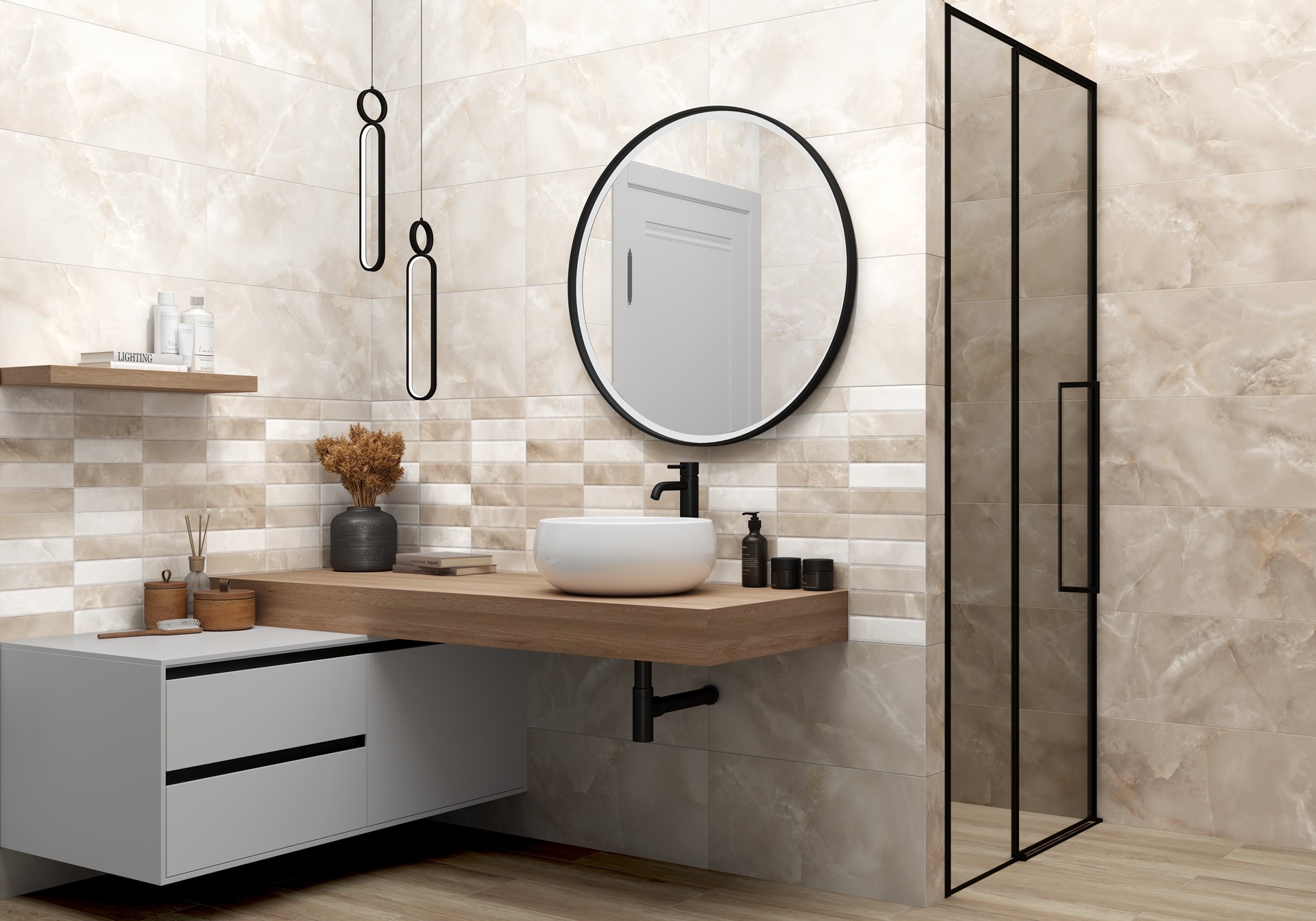 Керамогранит Alma Ceramica арт Азимут, светло-серый, 600х300 фото 3