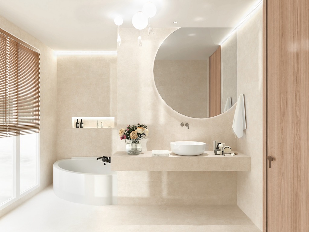 Керамогранит Global Tile арт Известняк, бежевый, 800x400 фото 4
